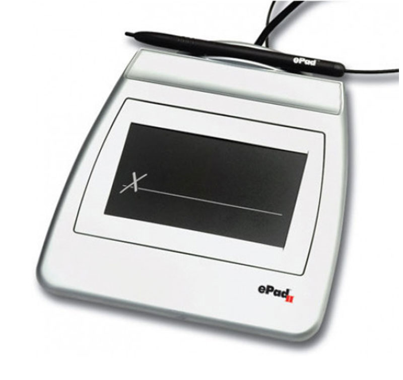 Bảng chữ ký điện tử ePad II của hãng ePadLink (Mỹ)