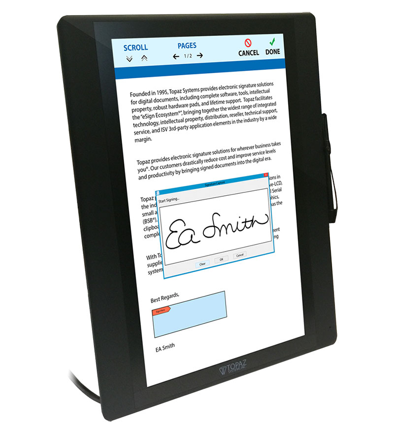 Bảng chữ ký điện tử GemView 16 Tablet Display