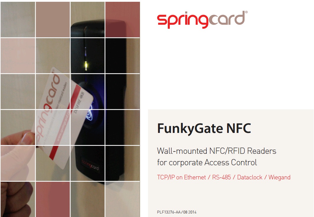 Đầu đọc thẻ không tiếp xúc RFID NFC FunkeyGate-IP , đầu đọc thẻ chính hãng