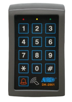 APO DK-2861 - Touch Sensing Card Reader / Pin-Code Keypad