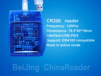 Đầu đọc thẻ RFID 125 Khz  CR200U EM4200 kết nối USB