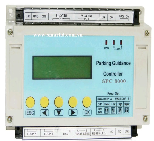 Bộ điều khiển cho hệ thống hướng dẫn đỗ xe ô tô SPC-8000