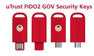 Khóa bảo mật xác thực truy cập dữ liệu từ xa Identiv FIDO NFC và FIDO GOV