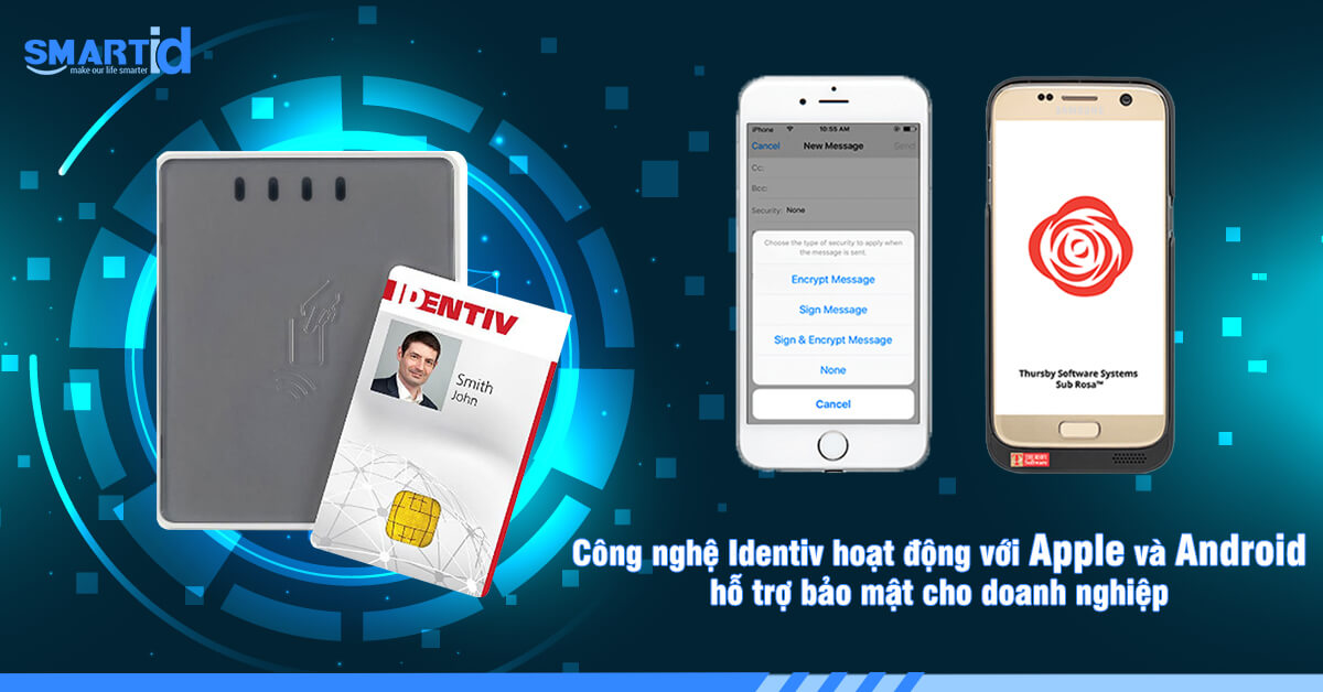 Công nghệ Identiv hoạt động với Apple và Android hỗ trợ bảo mật cho doanh nghiệp