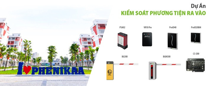 Đại học Phenikaa lựa chọn barrier ZKTeco kiểm soát ra vào 
