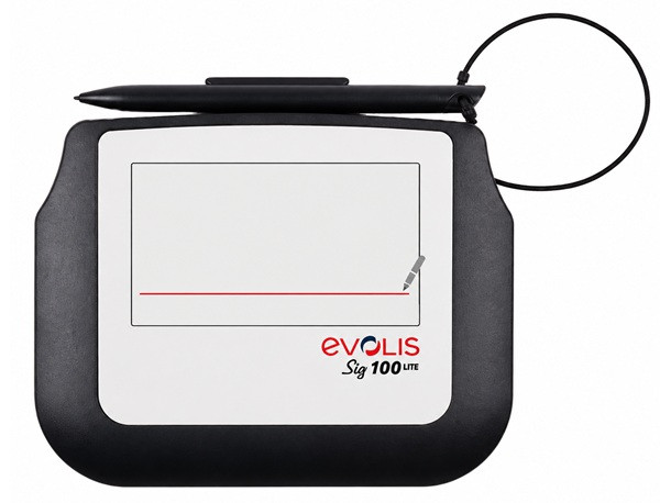 Bảng chữ ký điện tử SIG100 LITE không cần màn LCD của hãng Evolis (Pháp) 