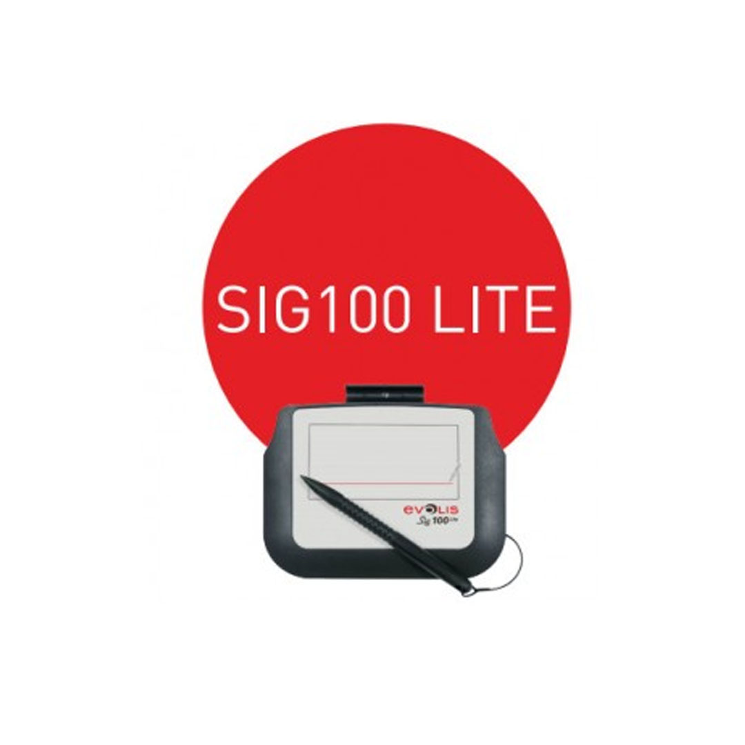 Bảng chữ ký điện tử SIG100 LITE không cần màn LCD của hãng Evolis (Pháp) 