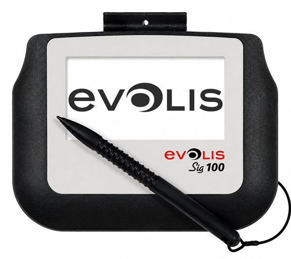 Bảng chữ ký điện tử đơn sắc SIG100 của hãng Evolis (Pháp) 