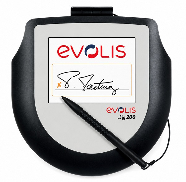 Bảng chữ ký điện tử màu SIG200 của hãng Evolis (Pháp)
