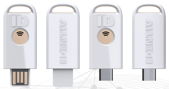 Khóa bảo mật uTrust FIDO2 NFC của hãng Identiv (Mỹ)