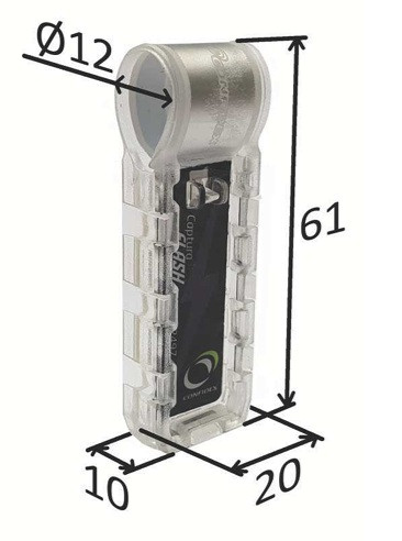 Thẻ tài sản RFID UHF Confidex Captura Flash™ UCODE 8m