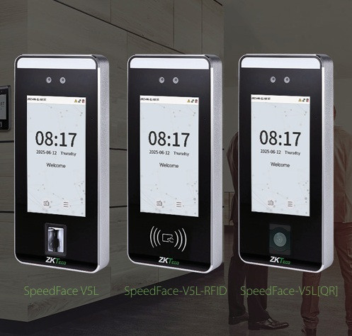Thiết bị chấm công và kiểm soát ra vào nhận diện khuôn mặt AI ZKTeco SpeedFace V5L(ZAM230)