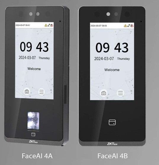 Máy điểm danh chấm công khuôn mặt ZKTeco FaceAI 4A