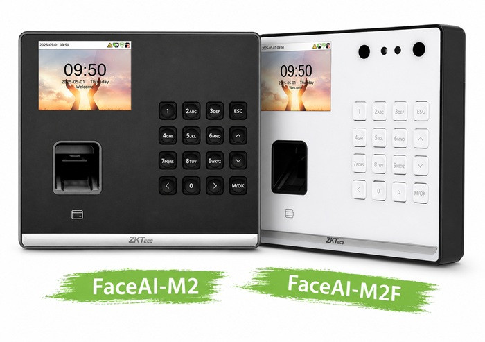 Máy chấm công vân tay, khuôn mặt thông minh FaceAI M2/M2F
