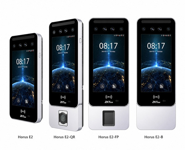 Thiết bị chấm công và kiểm soát ra vào nền tảng Android ZKTeco Horus E2 