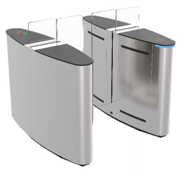Cổng Flap Barrier cao cấp thông minh cho hệ thống kiểm soát ra vào Turboo H608A