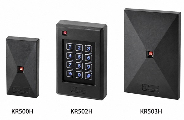 Đầu đọc thẻ RFID đa công nghệ cho hệ thống kiểm soát cửa ZKTeco KR500H Series