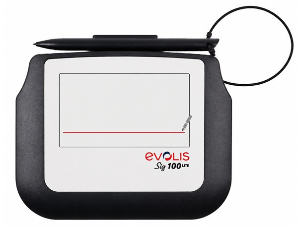 Bảng chữ ký điện tử SIG100 LITE không cần màn LCD của hãng Evolis (Pháp) 