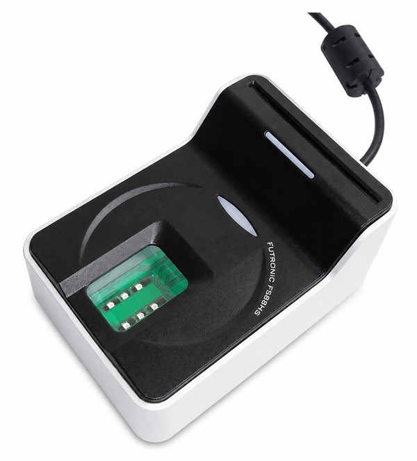 Đầu đọc vân tay và thẻ thông minh USB2.0 PIV Futronic FS88HS