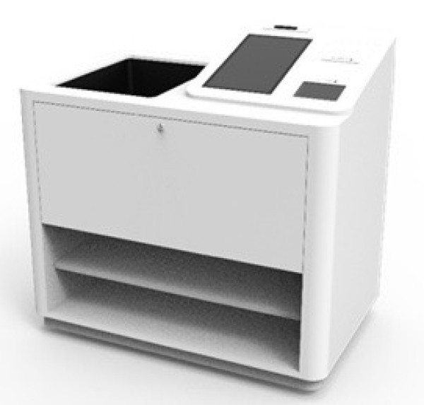 Bàn tự checkout bằng RFID và QR Code SSM2421-02