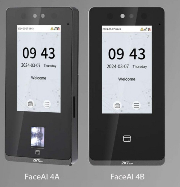 Máy điểm danh chấm công khuôn mặt ZKTeco FaceAI 4A