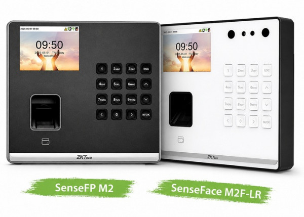 Máy chấm công khuôn mặt và vân tay thế hệ mới SenseFP M2 & SenseFace M2F-LR