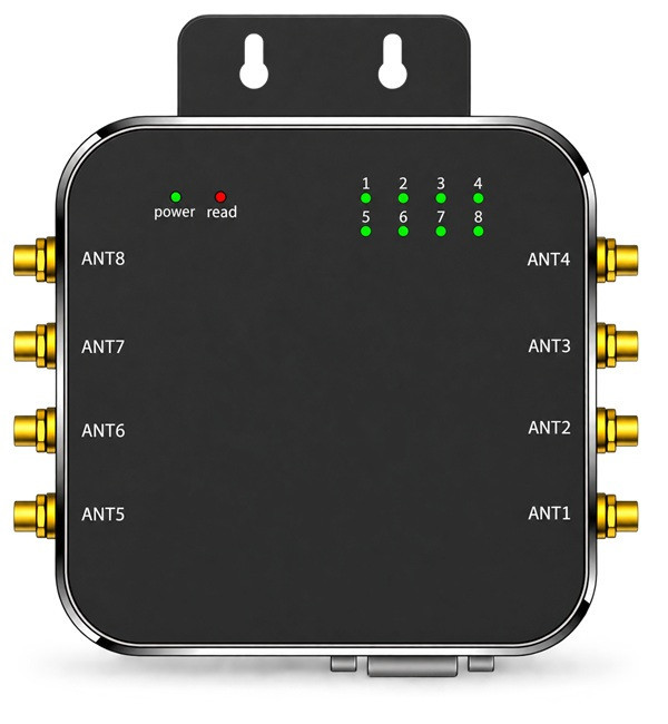 Đầu đọc RFID UHF cố định 8 cổng antenna Chainway UR8