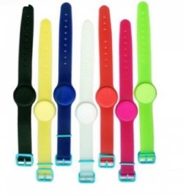 Thẻ PVC Wristband Customized Mfiare 1K Smart Wristband