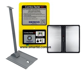 Bộ đo tĩnh điện Desco Combo Tester X3 With Stand